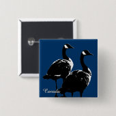 カナダ国歌ボタンカナダおみやげカナダのギフト 缶バッジ (正面&裏面)