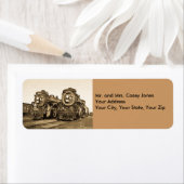 カナダ国立ツイン機関車 – ヴィンテージ ラベル (インサイチュ)