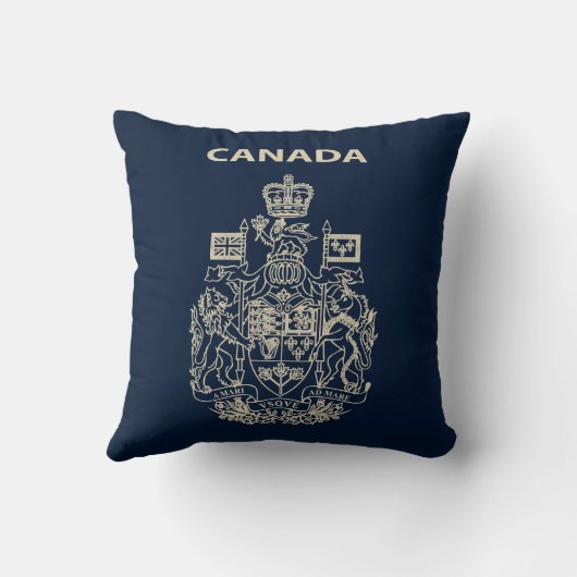 カナダ国章 クッション (裏面)