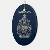 カナダ国章 セラミックオーナメント (左)
