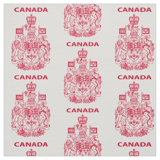 カナダ国章 ファブリック (見本)