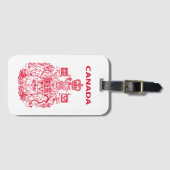 カナダ国章 ラゲッジタグ (正面横)