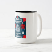カナダ国籍お祝いギフト ツートーンマグカップ (正面右)
