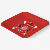 カナダ国籍お祝いギフト ペーパープレート (傾斜あり)