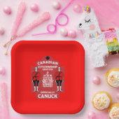 カナダ国籍お祝いギフト ペーパープレート (パーティー)