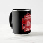 カナダ国籍お祝いギフト マグカップ (正面左)