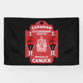 カナダ国籍お祝いギフト 横断幕