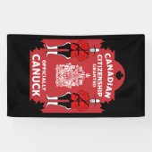 カナダ国籍お祝いギフト 横断幕 (横)