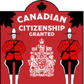 カナダ国籍お祝いギフト 横断幕