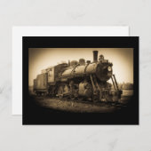 カナダ国鉄エンジン2128 ポストカード (正面/裏面)