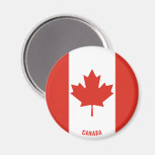 カナダ国魅力的際国旗 マグネット (正面/裏面)