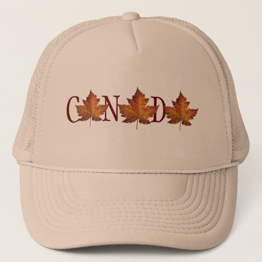 カナダ土産キャップCanada Maple Leaf Trucker Caps キャップ (正面)