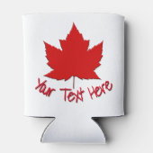 カナダ土産クーラーボックスパーソナライズされた絶縁体 缶クーラー (裏面)