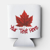 カナダ土産クーラーボックスパーソナライズされた絶縁体 缶クーラー (裏面)