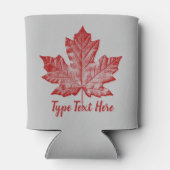 カナダ土産クーラーボックス パーソナライズされた 缶クーラー (裏面)