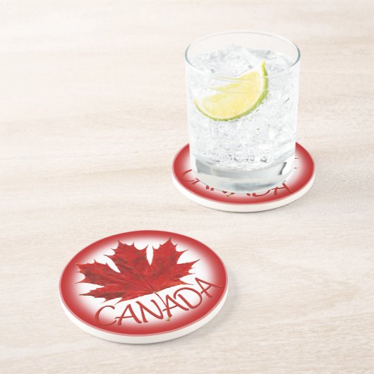 カナダ土産コースターCanada Maple Leaf Coaster コースター (側面)