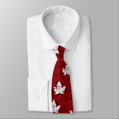 カナダ土産タイレッドレトロマプレレafカナダタイ ネクタイ (タイ)