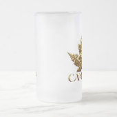 カナダ土産ビールグラスCanadaビールマグカスタム フロストグラスビールジョッキ (中央)