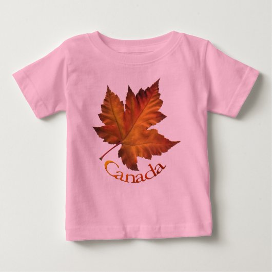 カナダ土産ベビーTシャツToddler Canada Shirts ベビーTシャツ (正面)