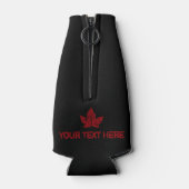 カナダ土産ボトルクールパーソナライズされた ボトルクーラー (裏面)