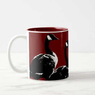 カナダ土産マグコーヒーカップCanada Goose Cup ツートーンマグカップ