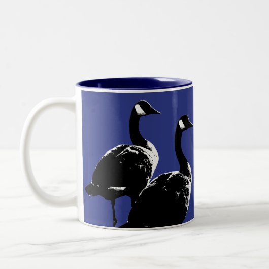 カナダ土産マグコーヒーカップCanada Goose Cup ツートーンマグカップ (左)
