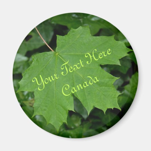 カナダ土産冷蔵庫用マグネットカスタムカナダマグネット マグネット (正面)