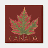 カナダ土産冷蔵庫用マグネットカナダキープサケ マグネット (正面)