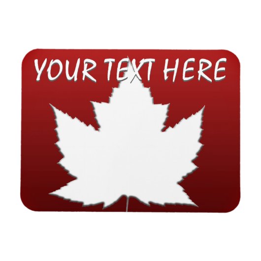 カナダ土産用磁石カスタムカナダ磁石 マグネット (横)