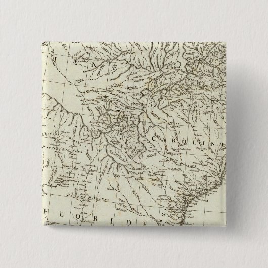 カナダ地図 缶バッジ (正面)