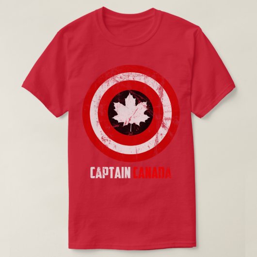 カナダ大尉 Tシャツ (デザイン正面)