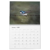 カナダ大草原の鳴鳥 カレンダー (1月 2027)
