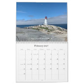 カナダ大西洋州の名所と観光地カレンダー カレンダー (2月 2027)