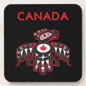 カナダ太平洋北西部ハイダバードダークカラー コースター (正面)