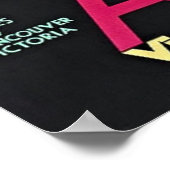 カナダ太平洋経由アラスカ – Taku Glacier ポスター (角)