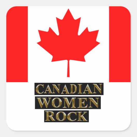 カナダ女性ロック スクエアシール (正面)