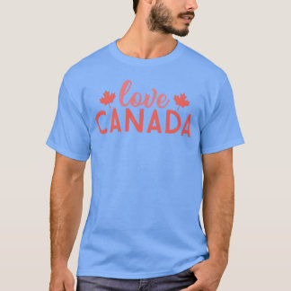 カナダ好きなユーモア Tシャツ