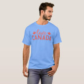 カナダ好きなユーモア Tシャツ (正面フル)