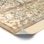 カナダ州南部， NB, NY, Vt, Maine ポスター (角)