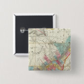 カナダ州地図 缶バッジ (正面&裏面)