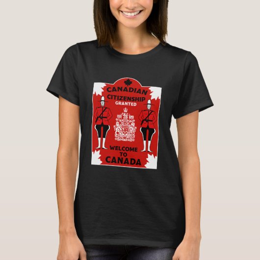 カナダ市民権お祝い Tシャツ (正面)