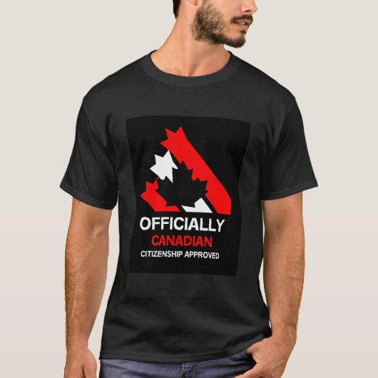 カナダ市民権お祝い Tシャツ (正面)