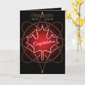 カナダ市民権グリーティングカード カード (黄色い花)