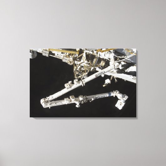 カナダ建ての宇宙駅 キャンバスプリント (正面)