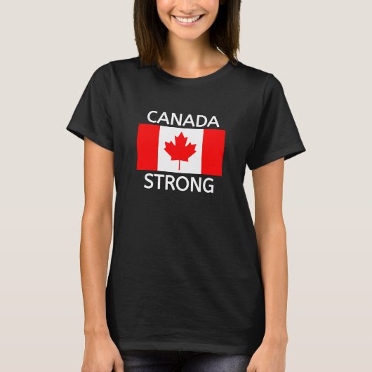 カナダ強動揺していグラフィティ国旗、カナダ、ca tシャツ (正面)