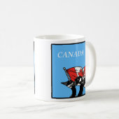 カナダ怒の愛国心の戦い コーヒーマグカップ (正面右)