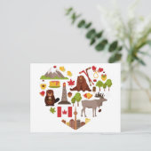 カナダ愛はがき ポストカード (スタンド正面)