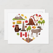 カナダ愛はがき ポストカード (正面/裏面)