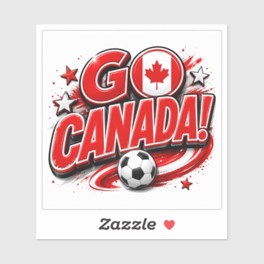  カナダ愛国サッカーファン | カナディアン  シール (シート)