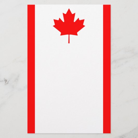 カナダ愛国国旗 便箋 (正面)